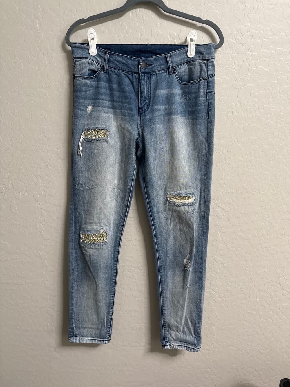 Y2K Juicy Couture distressed jeans